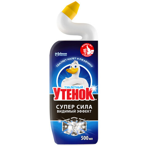 Средство для сантехники УТЕНОК Супер Сила Видимый Эффект 500мл. - фото 1