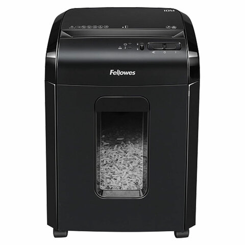 Уничтожитель (шредер) FELLOWES POWERSHRED 10M, 5 уровень секретности, фрагменты 2х15 м, FS-46306 - фото 1