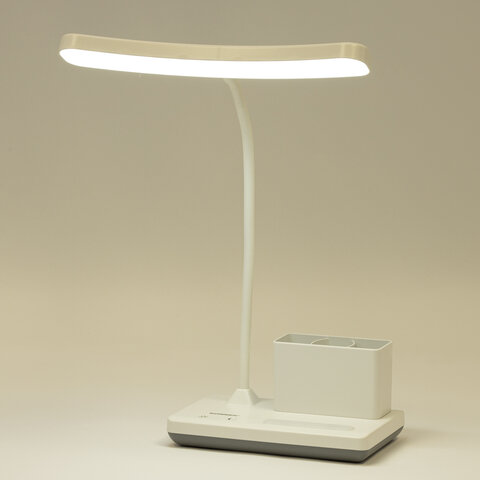 Настольная лампа / светильник беспроводная SONNEN PT-301, органайзер, USB, LED, 4 Вт, 3 режима, 238778 - фото 11