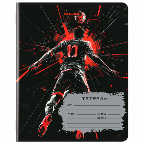 Тетрадь 18 л. BRAUBERG, клетка, обложка картон, MEN'S SPORT, 107294 - фото 6