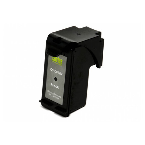 Картридж струйный CACTUS (CS-C8767) для HP Deskjet 6843/Officejet 7413, черный - фото 2