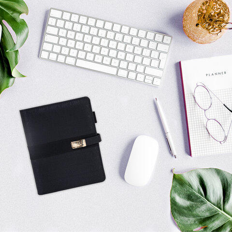 Ежедневник-органайзер недатированный В6 150х190 мм BRAUBERG "Orion", под кожу, 160 л., черный, 116209 - фото 13