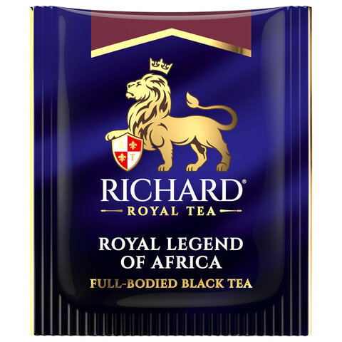 Чай RICHARD "Royal legend of Africa" черный, 100 пакетиков в конвертах по 2 г, 102735 - фото 8