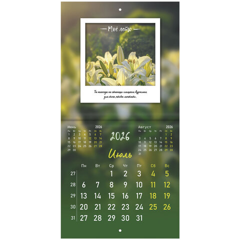 Календарь настенный перекидной 2026 г., BRAUBERG, 12 листов, 21,4х21,4 см, МИНИ, "Это твой 2026", 116944 - фото 10