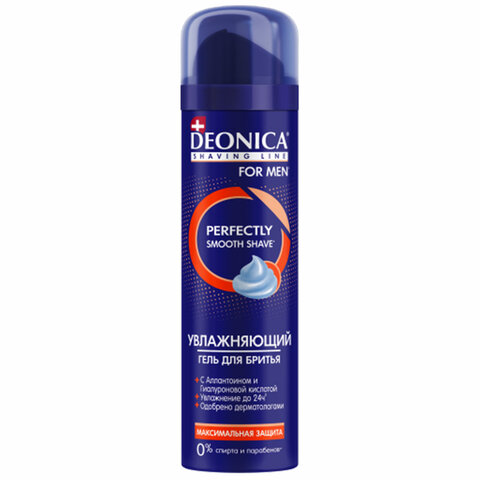 Гель для бритья 200 мл, DEONICA FOR MEN "Максимальная защита", 4600104035586 - фото 1