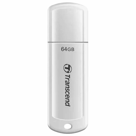 Флеш-диск 64 GB TRANSCEND JetFlash 730, USB 3.1, белый, TS64GJF730 - фото 1