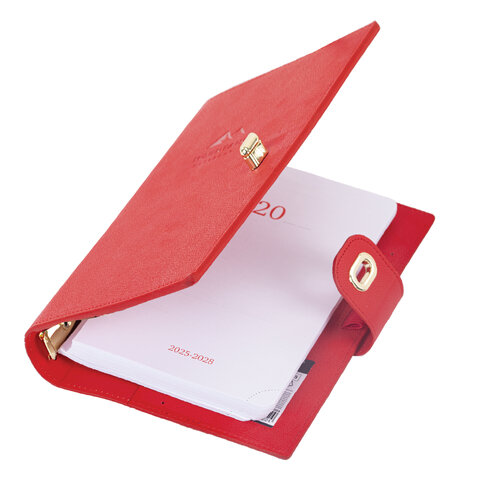 Ежедневник-органайзер недатированный B5 167х240 мм BRAUBERG "Nova", под кожу, 160 л., красный, 116203 - фото 4