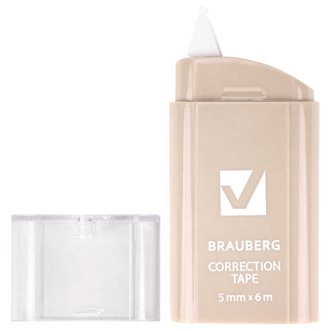 Корректирующая лента BRAUBERG COMPACT PASTEL, 5 мм х 6 м, КОМПЛЕКТ 6 штук, пенал с zip-lock, 272496 - фото 10