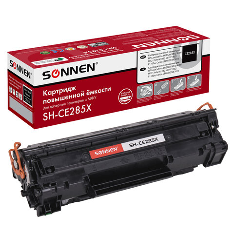 Картридж лазерный SONNEN (SH-CE285X) для HP LJP M1212nf/M1214nfh/M1217nfw/M1132 MFP/P1102/P1102w, ресурс 3000 стр., 364090 - фото 1