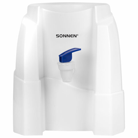 Кулер-водораздатчик БЕЗ НАГРЕВА И ОХЛАЖДЕНИЯ, SONNEN TS-01W, настольный, 1 кран, белый, 456175 - фото 4