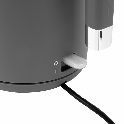 Чайник электрический с двойными стенками SONNEN KT-8719G, 1,5 л, 2200 Вт, графитовый, 454693 - фото 6
