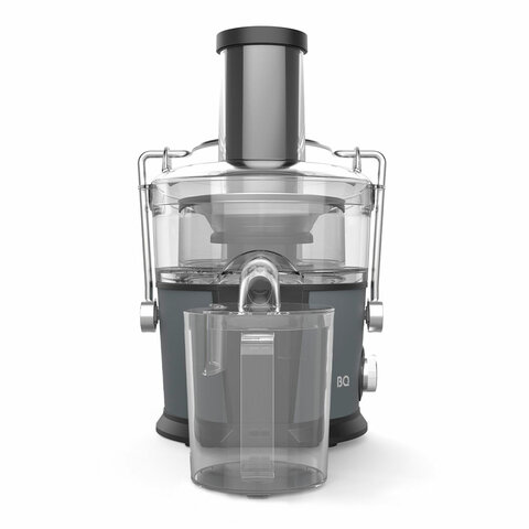 Соковыжималка BQ (БИ-КЬЮ) J1008, 1200 Вт, стакан 1,1 л, емкость жмыха 0,9 л, металл, серый, 86196937 - фото 2