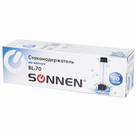 Стаканодержатель SONNEN BL-70, 70 стаканов, на винтах, черный, 455001 - фото 9