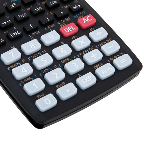 Калькулятор инженерный CROMEX (КРОМЕКС) CX-401BK (155х80 мм), 401 функция, 10+2 разрядов, черный, 273833 - фото 7