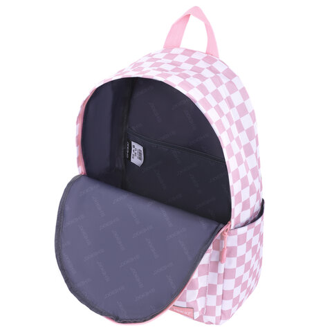 Рюкзак HEIKKI POSITIVE (ХЕЙКИ) универсальный, карман-антивор, "Pastel Chess", 42х28х14 см, 273856 - фото 7