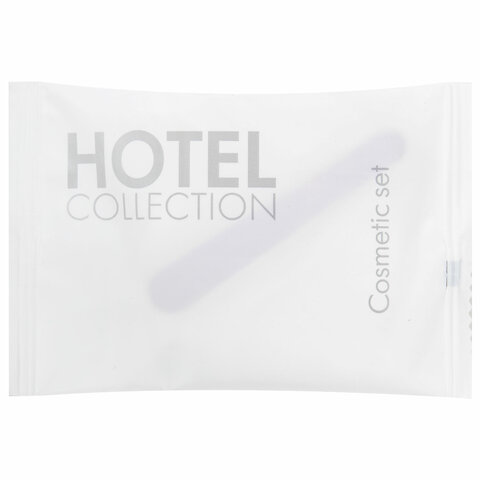 Косметический набор КОМПЛЕКТ 500 шт., HOTEL COLLECTION (диски+палочки+пилочка) саше, флоупак, 2000311 - фото 1