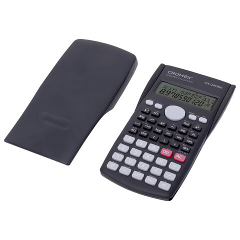 Калькулятор инженерный CROMEX (КРОМЕКС) СX-240BK (155х80 мм), 240 функций, 10+2 разрядов, черный, 273832 - фото 2