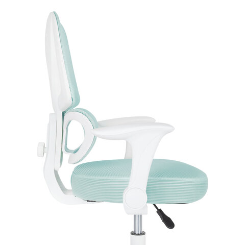 Кресло детское с поясничной поддержкой BRABIX KIDS "MG-225", сетка/ткань TW, голубое, 533317 - фото 9