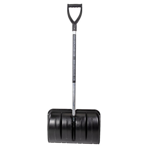 Лопата снеговая 54х37 см, пластиковая, алюминиевый черенок с V-ручкой 130 см, армирующая алюминиевая планка, № 13, №13 Лопата снеговая 54х37 см, пластиковая, алюминиевый черенок с V-ручкой 130 см, армирующая алюминиевая планка, № 13, №13 - фото 5