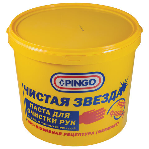 Паста очищающая средство для рук, 5 л, PINGO (Пинго), ЧИСТАЯ ЗВЕЗДА, от самых стойких загрязнений, банка, 85010-12 - фото 7
