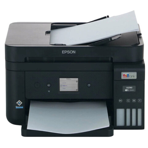 МФУ струйное EPSON L6290 "4 в 1" А4, 33 стр./мин, 4800х1200, ЖК-дисплей, ДУПЛЕКС, АПД, Wi-Fi, с/к, СНПЧ, C11CJ60406 - фото 1