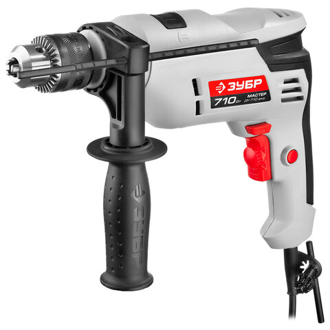 Дрель ударная 710 Вт, диаметр патрона 13 мм, ЗУБР Мастер ДУ-710 ЭРМ2 - фото 1