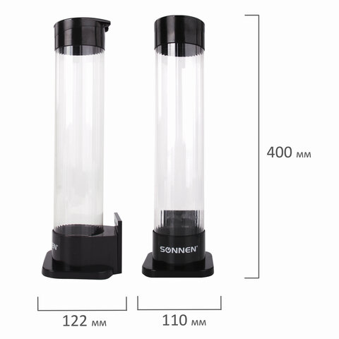Стаканодержатель SONNEN BL-70, 70 стаканов, на винтах, черный, 455001 - фото 8