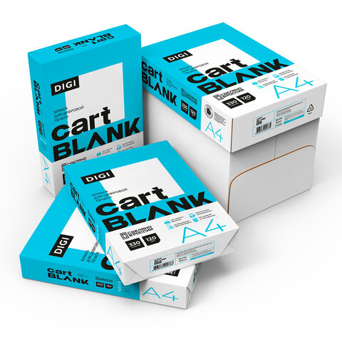Бумага для цветной лазерной печати А4, ПЛОТНАЯ 120 г/м2, 330 л.,CARTBLANK DIGI, белизна 145% CIE - фото 4