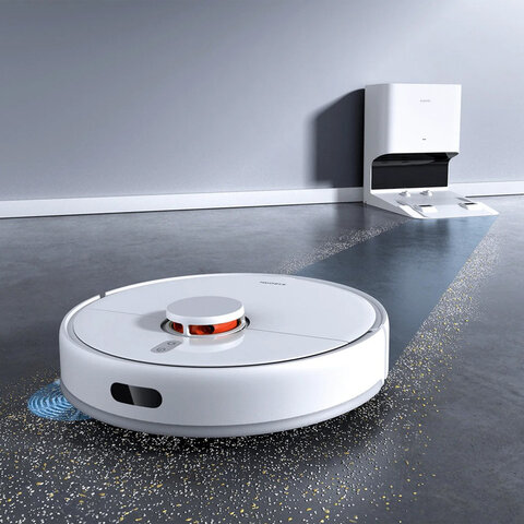 Робот-пылесос XIAOMI Mi Robot Vacuum X10, влажная уборка, контейнер 0,4 л, работа до 180 минут, белый, BHR6068EU - фото 8