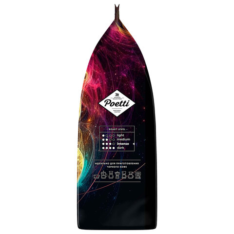 Кофе в зернах POETTI "Neuro Limited Edition" 1 кг, арабика 100%, 18208 - фото 3
