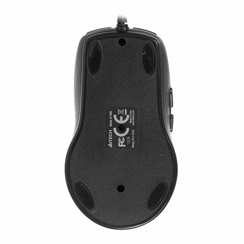 Мышь проводная A4TECH V-Track Padless N-708X, USB, 5 кнопок + 1 колесо-кнопка, оптическая, 603731 - фото 2