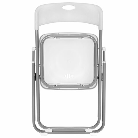 Стулья складные BRABIX "Golf Lite CF-017", КОМПЛЕКТ 4 шт., серебристый каркас, пластик, белый, 533035 - фото 9