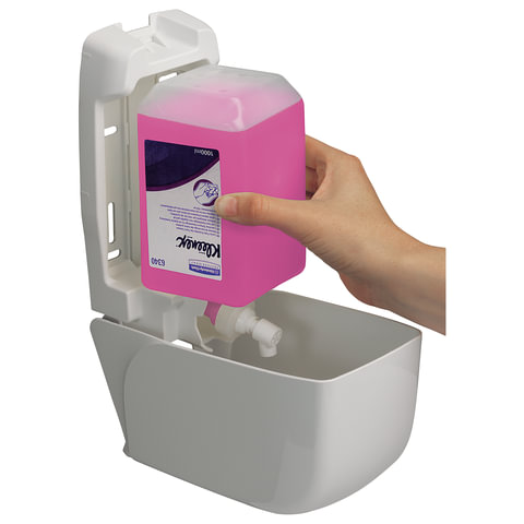 Дозатор для жидкого мыла 1 литр KIMBERLY-CLARK Aquarius, белый, 6948 - фото 2