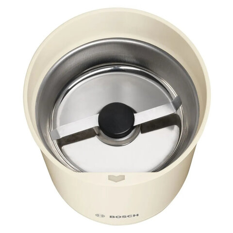 Кофемолка BOSCH TSM6A017C, мощность 180 Вт, вместимость 75 г, пластик, бежевая - фото 3