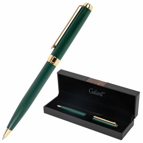 Ручка подарочная шариковая GALANT "Ando Emerald", корпус изумруд, детали золото, узел 0,7 мм, линия письма 0,5 мм, синяя, 144175 - фото 1