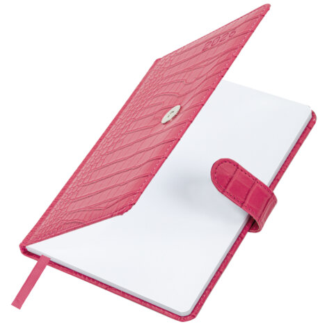 Еженедельник датированный 2026 А5 145х215 мм, BRAUBERG "Party", под кожу, розовый, 117176 - фото 3