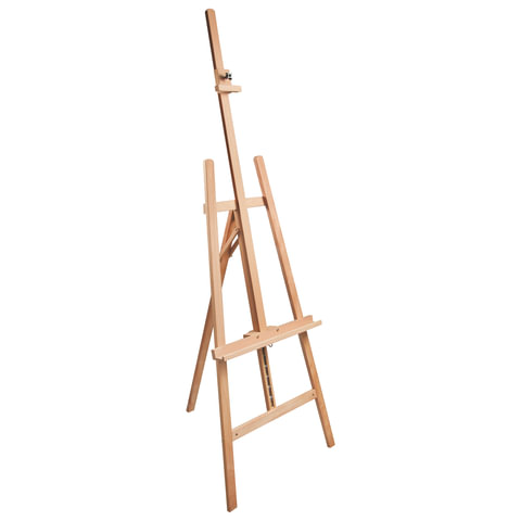 Мольберт напольный BRAUBERG ART CLASSIC, бук, угол 60°, 63х174(231)х68см, высота холста 126см,190652 - фото 1