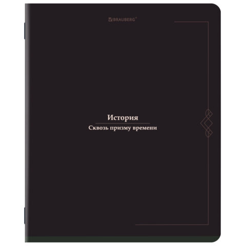 Тетрадь предметная VINTAGE 48 л., SoftTouch, ИСТОРИЯ, клетка, подсказ, BRAUBERG, 405155 - фото 1