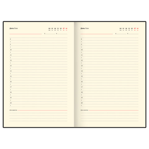 Ежедневник в наборе с ручкой А5, 144x210 мм, BRAUBERG "Style" под кожу, 160 листов, синий, 116862 - фото 13