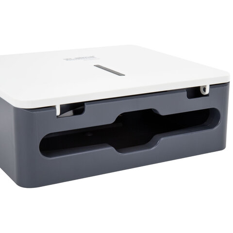 Диспенсер для полотенец LAIMA PROFESSIONAL SUPER (Система H2), Z-сложения, ABS-пластик, белый, 609505 - фото 6