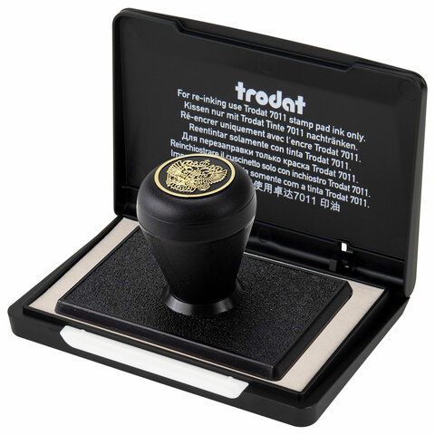 Штемпельная подушка TRODAT 9051, 90х50 мм, НЕОКРАШЕННАЯ, 191052 - фото 3