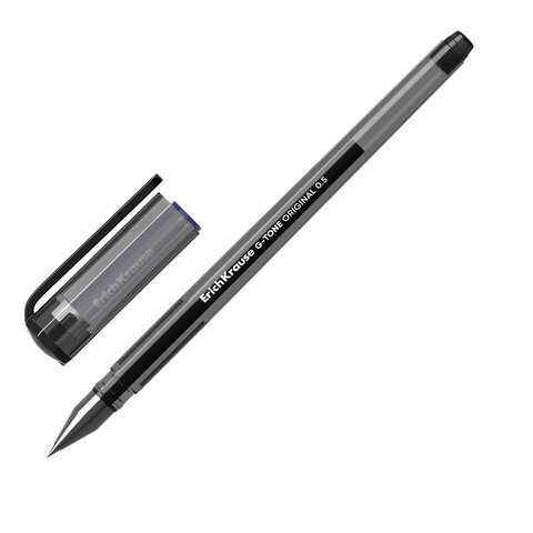 Ручки гелевые для ЕГЭ и ОГЭ ERICH KRAUSE G-Tone Stick Original, 0,5 мм, ЧЕРНЫЕ, набор 2 штуки, 39516 - фото 7