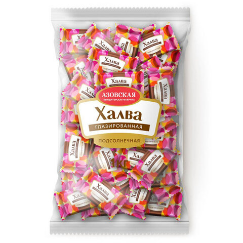 Конфеты глазированные АЗОВСКАЯ "Халва подсолнечная" 1000 г - фото 3