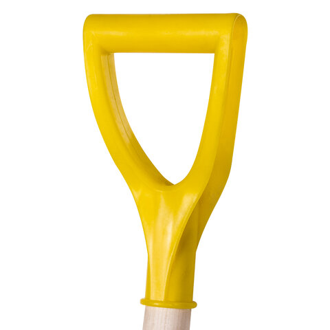 Лопата совковая из рельсовой стали ГРАНДМАСТЕР, 23х28 см, высота 130 см, деревянный черенок, 606554 - фото 6