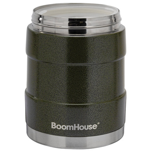 Термос 1,2 л для еды/напитков с широким горлом, BOOMHOUSE (БУМХАУС) RIBBED, контейнер, нержавеющая сталь SUS304, 700323 - фото 4