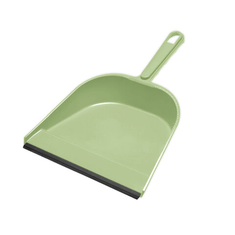 Совок для мусора, низкая рукоятка, резиновая кромка, ширина 23 см, пластик, цвет ассорти, YORK, 61020 - фото 2