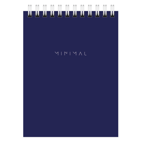 Блокнот МАЛЫЙ ФОРМАТ А6 108х145 мм, 40 л., гребень, картон, клетка, BRAUBERG "Minimal Classic", 116428 - фото 4