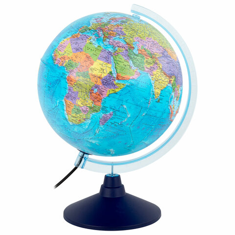 Глобус интерактивный + очки VR, политический, GLOBEN, 25 см с подсветкой, INT12500304 - фото 1