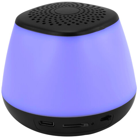 Колонка портативная KAIGO (КАЙГО) GE-3058, 3 Вт, Bluetooth, Micro SD, RGB, 514222 - фото 3