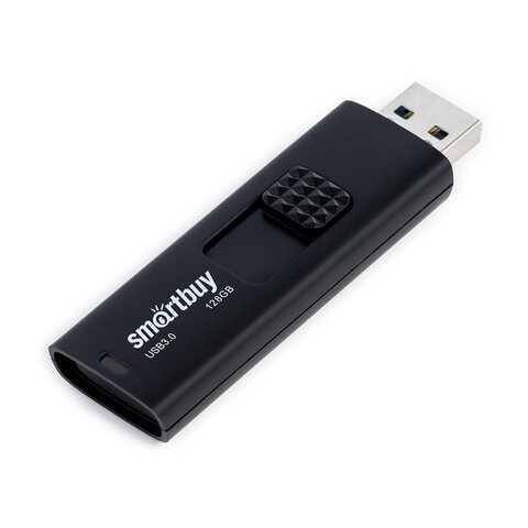 Флеш-диск 128 GB SMARTBUY Fashion USB 3.0, черный, SB128GB3FSK - фото 3